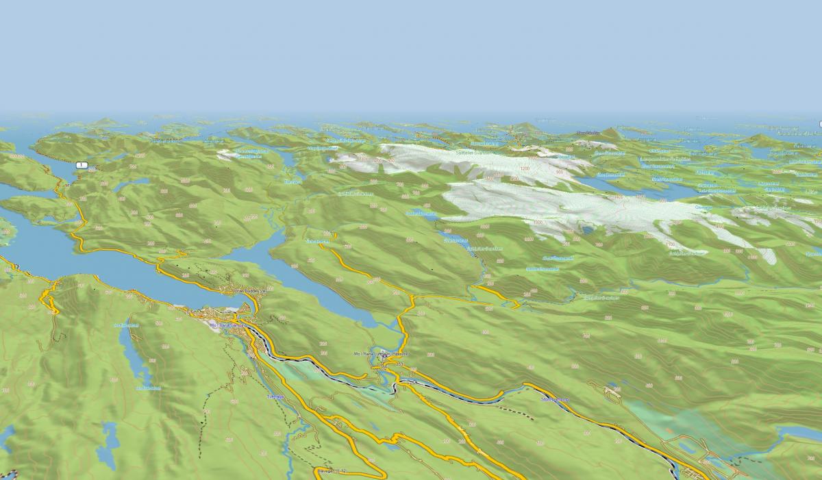 Färöer Inseln Topo GPS Karte Garmin mit 10m SRTM DEM Höhelinien