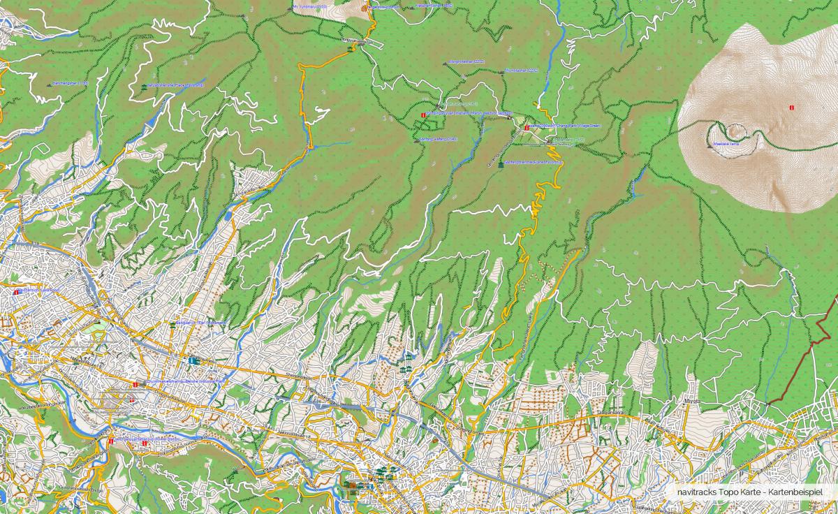 Hessen Topo GPS Karte Garmin mit 10m SRTM Höhenlinien (Download