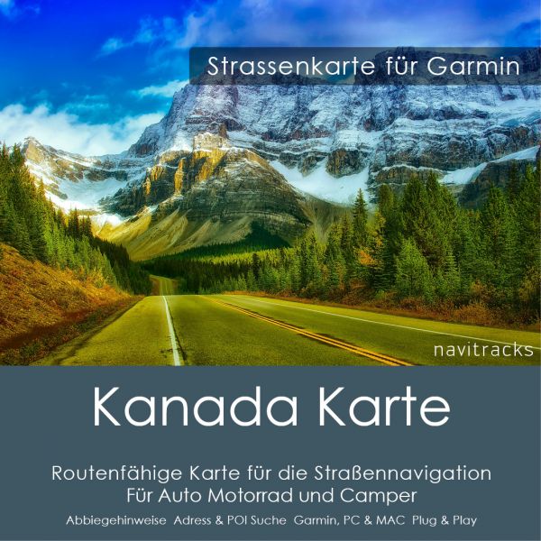 garmin kanada karte Kanada (Canada) Strassenkarte Garmin   4GB microSD Karte 