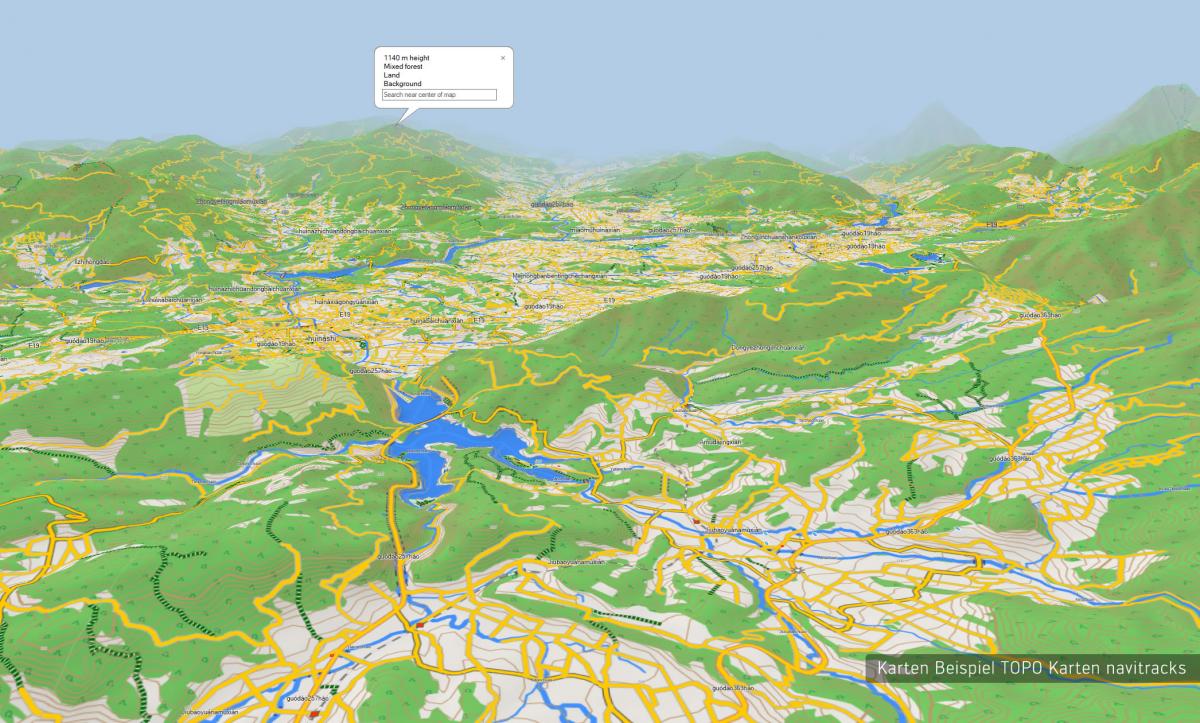 Deutschland Topo GPS Karte Garmin mit 10m SRTM Höhenlinien (Download