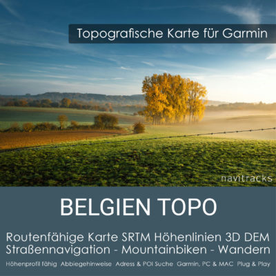 Belgien Topo Garmin Karte (Download) im Shop