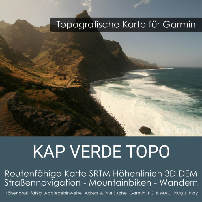 Kap Verde Topo Garmin Karte (Download) im Shop